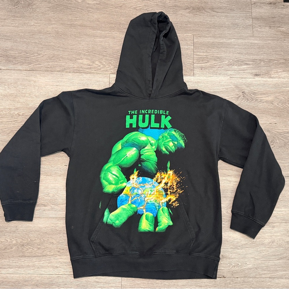 MARVEL HULK HOODIE SIZE SMALL PRE-OWNED RARE